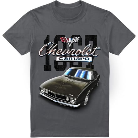 Chevrolet Unisex Volwassen Camaro Classic T-shirt L houtskool