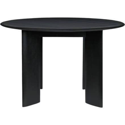 Ferm Living Bevel tafel rond - beuken, zwart geolied
