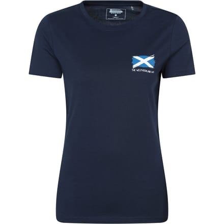 Mountain Warehouse Dames West Highland Way T-Shirt (Marineblauw)