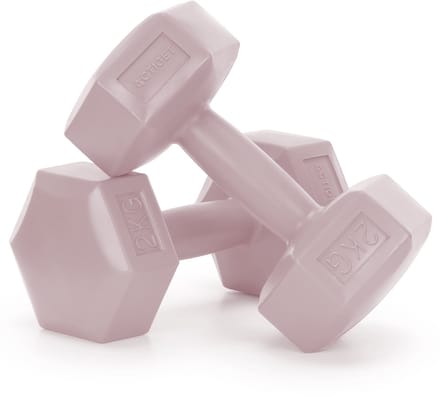Dumbbell Set - 2 KG - Roze - Oefengewichten