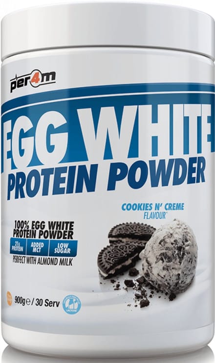 Per4m Egg White Protein Powder (900g) Cookies N Creme - Eiwitten - Ei-eiwit