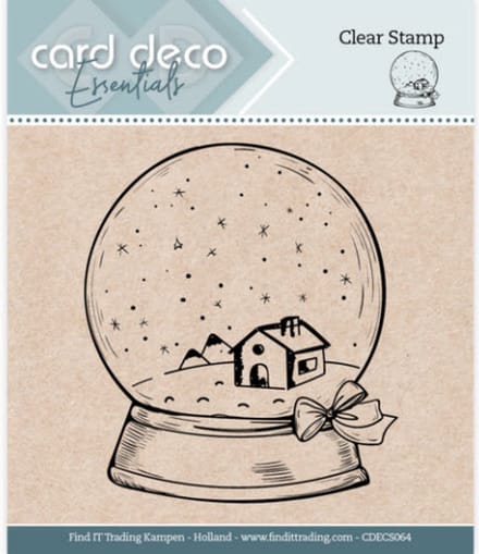 Card Deco Essentials - Clear Stamps - Globe