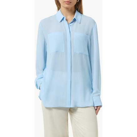 Blouse met lange mouwen en knoopsluiting dames COMMA