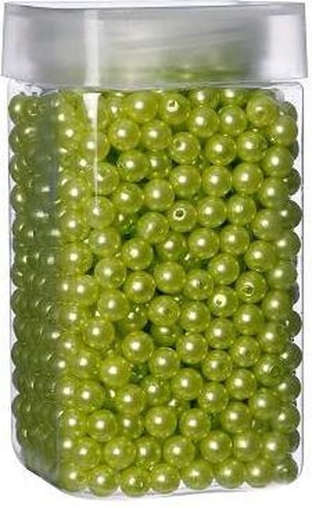 Parels 8 mm Limoengroen 220 gram (1 st)