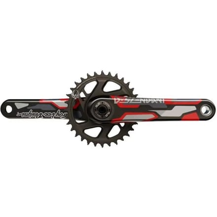 Truvativ Crankset Descendant Eagle Dub Colab Troy Lee Designs Black-red