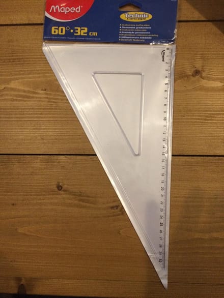 Maped Winkelhaak 60 graden, 32cm lang