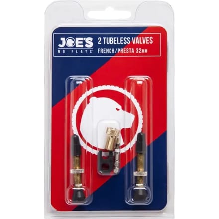 Set van 2 binnenbandloze ventielen Joe's Presta