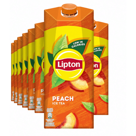 Lipton Ice Tea - Peach - laag in calorieën - 8 x 1500 ml