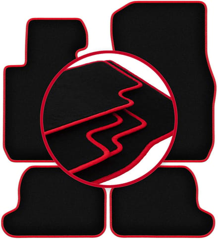 CARLUX-RED automatten voor: BMW 1 F23 cabriolet (2011-2019)