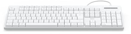 Ergonomisch Bekabeld Toetsenbord met Stille Toetsen, QWERTZ Layout en Multimediatoetsen