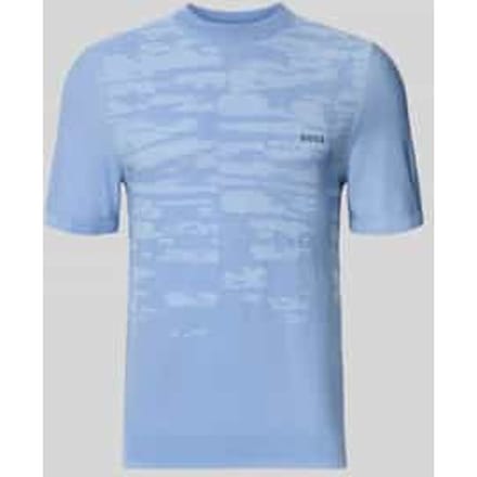 regular fit T-shirt van viscosemix model 'KN_Globe TS'