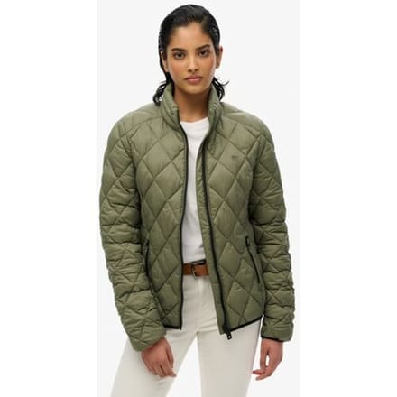 Superdry Diamond Quilt Fuji Lite Jas Dames - Maat 16