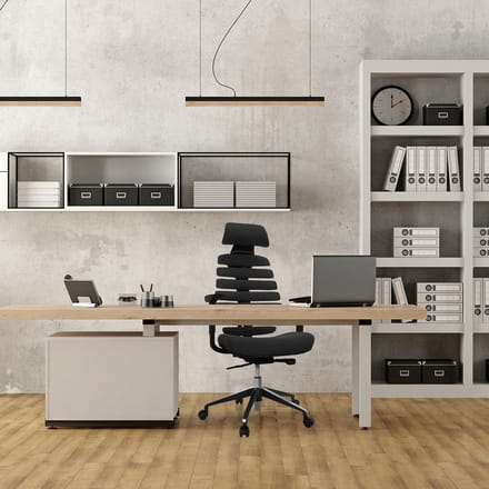 ERGO LINE II PRO | Stof - Professionele bureaustoel Zwart