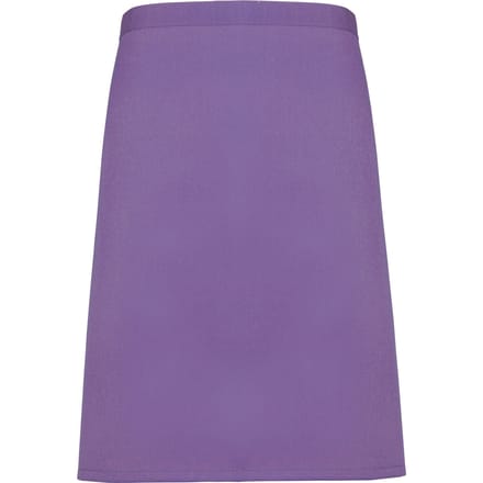 Premier Dames/Dames Mid-Length Apron (Pakket van 2) (Rijke Violet)