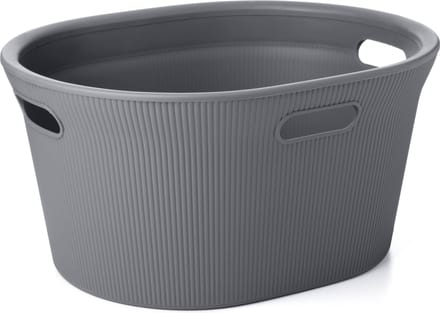 Heupwasmand grijs / wasmand 35 liter