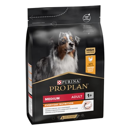 Pro Plan Medium Adult Everyday Nutrition- Honden droogvoer - Kip - 3 kg