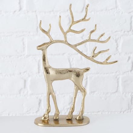 Boltze - Hert - Rendier - Trollah - Goud - 16x24cm