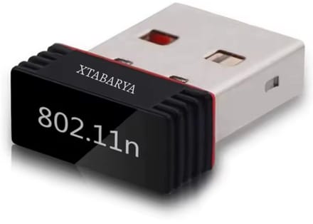 Draadloze USB WiFi-adapter – 300 Mbps, 2.4 GHz, USB 2.0, plug & play – ideaal voor PC, desktop of laptop