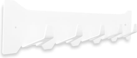 Gorillz Triangle Five Wandkapstok – Stijlvol en Praktisch Industrieel Design - Wit