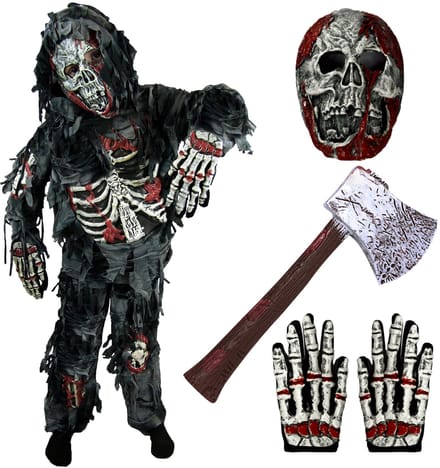 JOYIN Kinder Zombie Kostuum - maat S