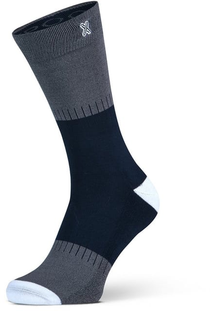 XPOOOS - Essential Heren bamboe Sokken - Badstof zool - 1-Pack - Maat 39/42 - Blauw