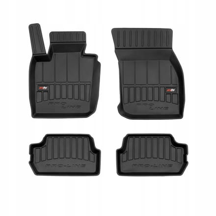 Frogum ProLine - Mattenset & Kofferbakmat - MINI Cooper S III 3-deurs (2014-) - Pasvorm - Zwart