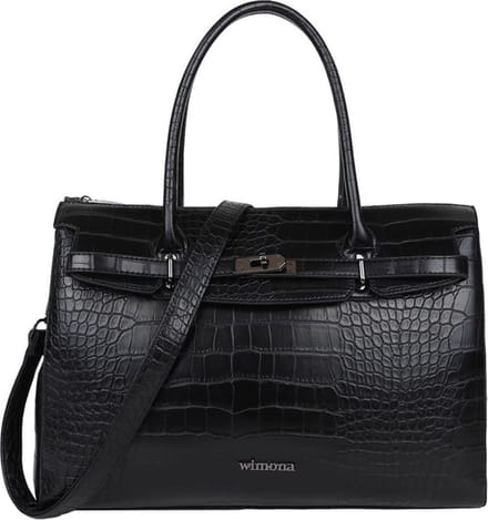 Wimona Sofia 5003 Schoudertas / Laptoptas - 15 inch - Zwart