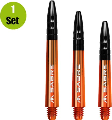 Mission Sabre Orange Base Black - Dart Shafts