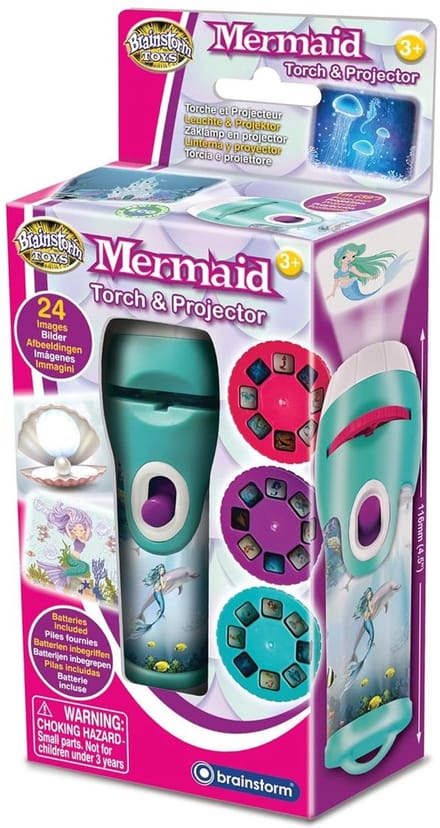 Brainstorm - Mermaid Torch and Projector - zaklamp zeemeermin