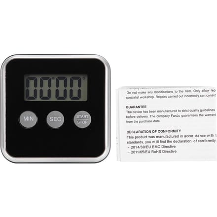 Digitale Mini Timer Luid Alarm Magnetisch Keuken Koken Aftellen gray