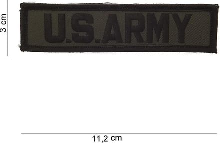 Embleem stof US Army (streep)