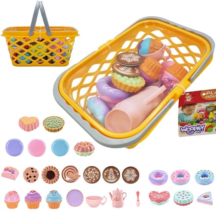Woopie Winkelmandje Met Theeservies En Snoep 26 St. - UNI