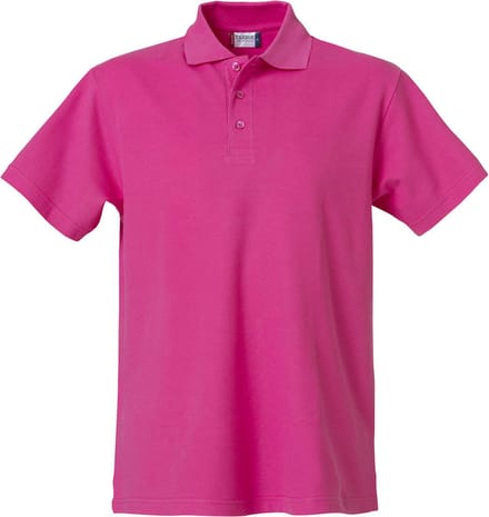 Clique Basic Polo 028230 - Helder kersen - 4XL