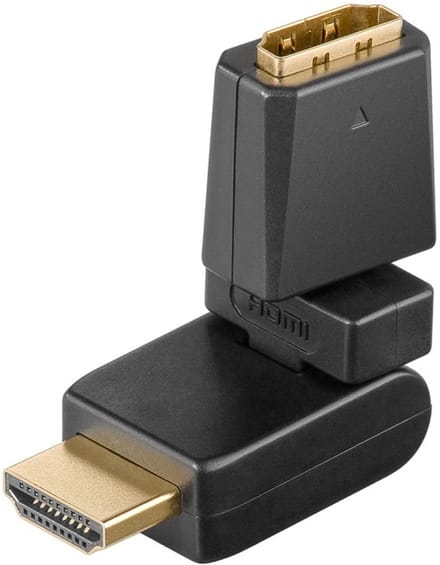 Goobay HDMI-adapter 360°, 4K/60 Hz, 18 Gbit/s, Retail Polybag