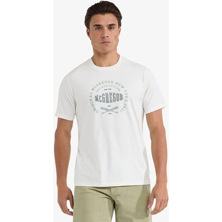 McGregor Original T-shirt Off White Taglia: S | T-shirt stampate Outlet | Uomo | Bianco