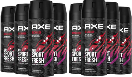 AXE Deo Spray Recharge - 8 x 150 ml