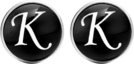 Fako Bijoux - Manchetknopen - Alfabet - Letter K