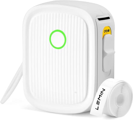 Draagbare Mini Labelprinter met Bluetooth - Thermische Stickerprinter voor Thuis en Werk