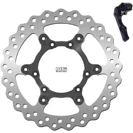 Vlotterende motorremschijfset en steuntje NG Brake Disc Wave 1154XK26