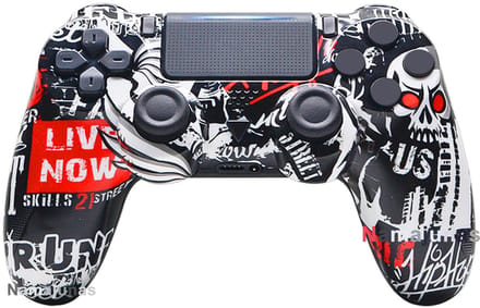 Namajunas - Draadloze Controller geschikt voor PS4/Pro/Slim/PC - Bluetooth gamepad - Geschikt voor Playstation 4 -Zes-assige sensor - LED-lichtbalk en touchscreen-functionaliteit - Audio Jack Input - Gaming Accesoires
