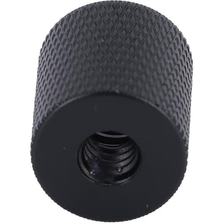 Vrouwelijk 3/8 inch naar Vrouwelijk 3/8 inch Draadadapter Aluminiumlegering Schroef Camera Statief Monopod Adapter black