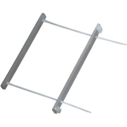 Leitz archiefclip 6078, vulhoogte 60 mm, met afdekrail, polypropeen, transparant, 50 stuks