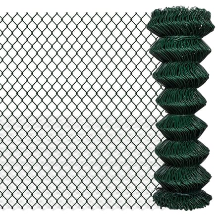 vidaXL - Gaashek - 1,25x15 - m - staal - groen