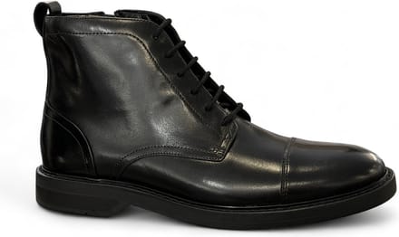 Clarks Aldwin Cap Leren Enkellaarsjes
