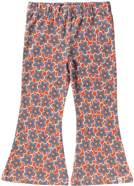 Meisjes flared broek bloemenprint – Your Wishes 128