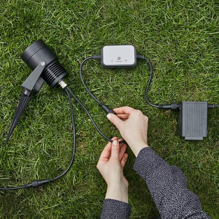 Markslöjd Garden 24 LED-spot, zwart, 6 watt