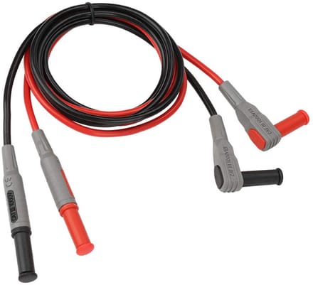 Multimeter Testkabels Set 4mm Banaanstekker 100cm Rood Zwart