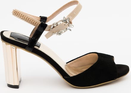 Zerba - Dames Pumps - Sandlaen - Maat 42 - Zwart Leer - Arovigne