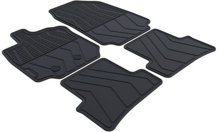 Rubber Automatten geschikt voor Renault Clio 3 - Bouwjaar: 2005-2012 - Originele pasvorm - 4-delig