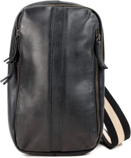Bear Design Joell Leren Slingbag / Rugzak - Zwart